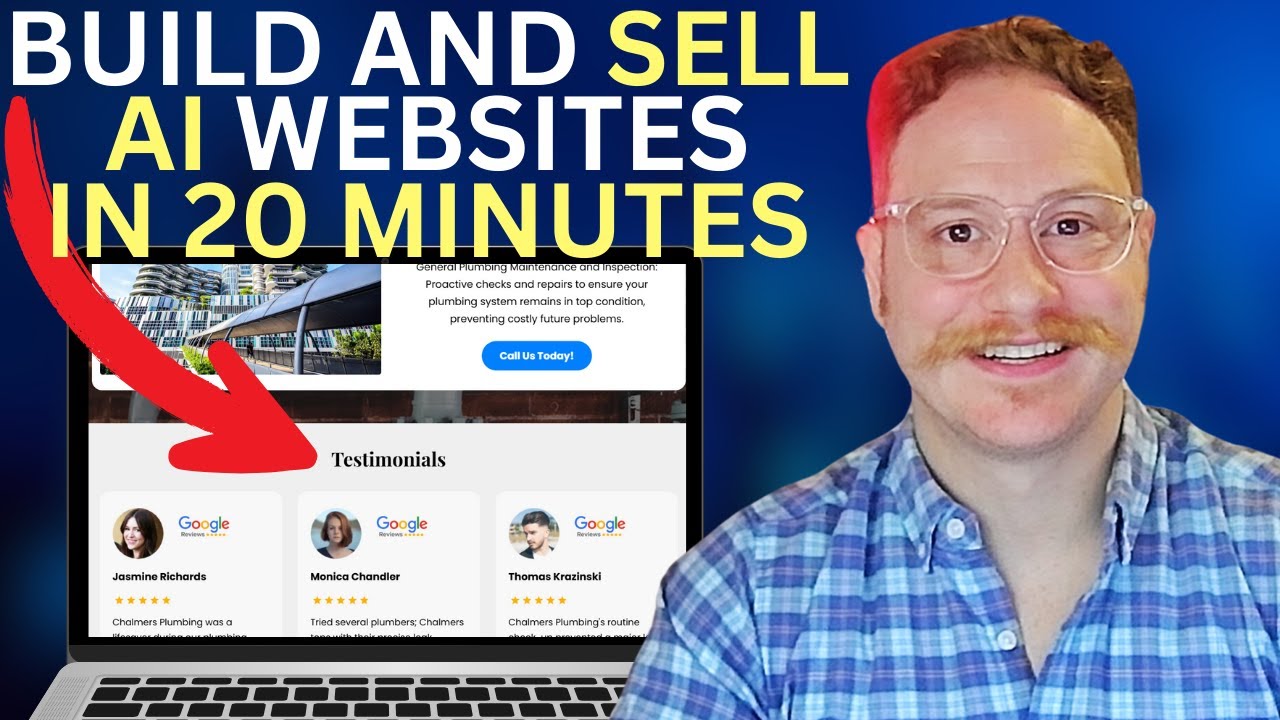 How i use ai to build and sell websites to local businesses - YouTube