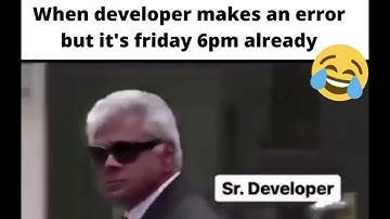 Developer meme | funny video | Qualysec - Security Testing Company
