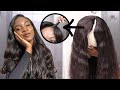 How To: Very Minimal Leave Out V Part Wig| Most Natural, How to Blend &amp; Use Less Leave Out