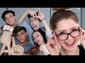 TURNING ME INTO AN LA GIRL FT. JAMES CHARLES & THE DOLAN TWINS - Sister Squad Reaction