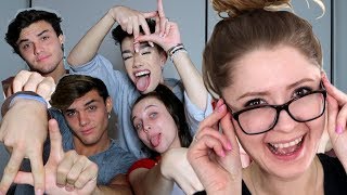 TURNING ME INTO AN LA GIRL FT. JAMES CHARLES \& THE DOLAN TWINS - Sister Squad Reaction