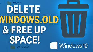 How to Delete Windows old Folder on Windows 10 After Upgrade!
