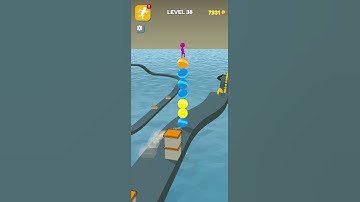 stack rider level 38 - gameplay walkthrough ios android all levels #shorts #stackrider #gameszone