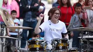 Drummer cewek cantik😊😊😊