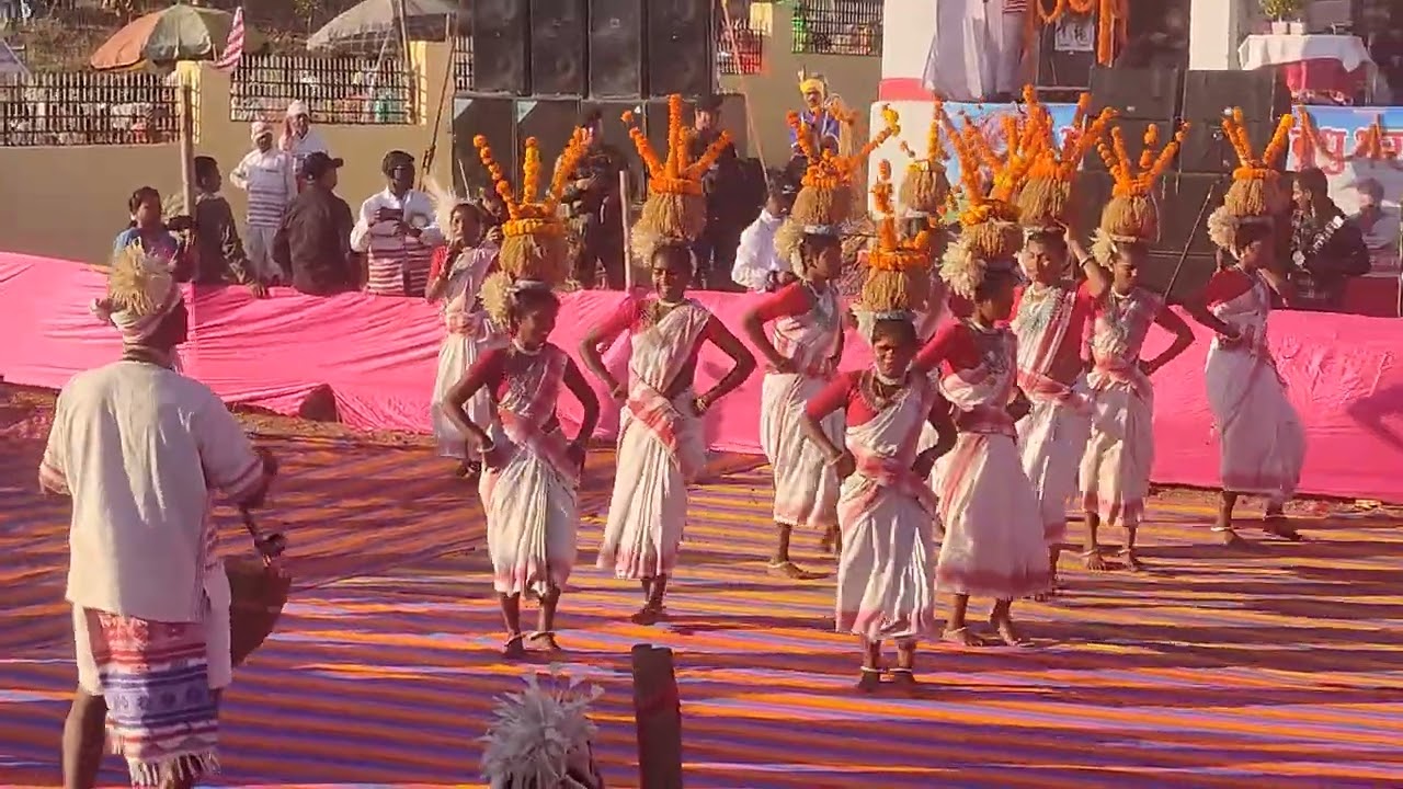 कंड़सा डांस/बेंजा डंडी- निंघय काना बरना डहरे नू मइया रे एंदेर गेंदा पुंइदा।