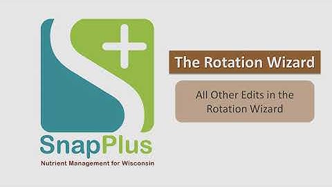 SnapPlus:  The Rotation Wizard Part 5 - Making Multi-field Edits