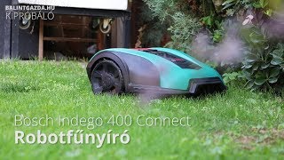 Robotfűnyíró: Bosch Indego 400 Connect - YouTube