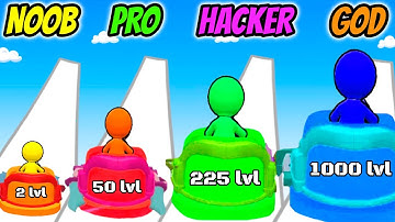 Level Up Clash - NOOB vs PRO vs HACKER vs GOD