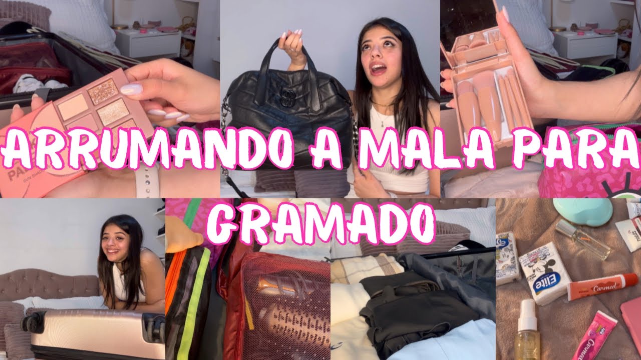 ARRUMANDO A MALA PARA 5 DIAS EM GRAMADO