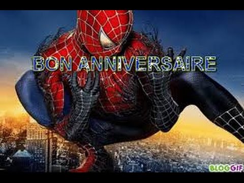 joyeux anniversaire ( spiderman) 