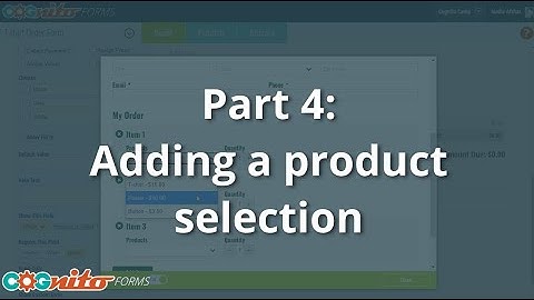 Creating Payment Forms Part 4: Adding a Product Selection