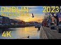 🇮🇪[4K WALK] INNER CITY DUBLIN 4K WALKING TOUR IRELAND FEBRUARY 2023