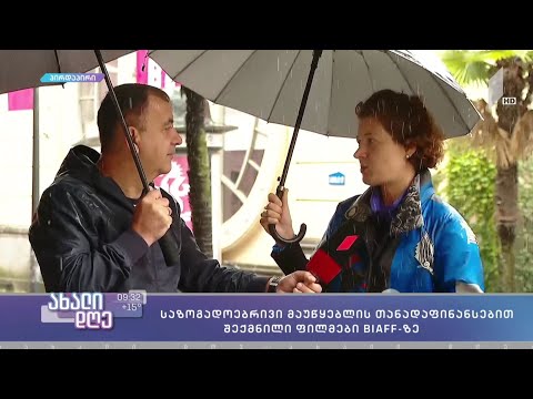 #ახალიდღე საზოგადოებრივი მაუწყებლის თანადაფინანსებით შექმნილი ფილმები BIAFF-ზე
