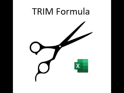 044. Extra space in front and after text? No problem! Use TRIM !Learn in 2 minutes! | EXCEL