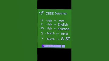 10TH CLASS CBSE BOARD EXAM DATE SHEET OUT | MY CLASSES #cbse #cbsesyllabus #cbsedatesheet2025 #cbse