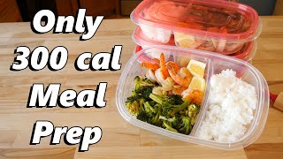 Low Calorie Meal Prep | Garlic Shrimp Meal Prep