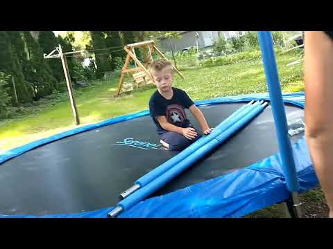How to Setup Assemble a Serena Life Trampoline with Net #HowTo #Trampoline