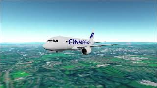 Finnair A319 Butter Landing at Manchester International Airport!