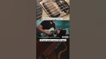 Thank me later // #baritoneguitar #univibe #guitarpedals