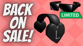Clockwork Heartphones Back On Sale, 8Bit Clockwork Shades Now Limited: Roblox Memorial Day Sale 2026