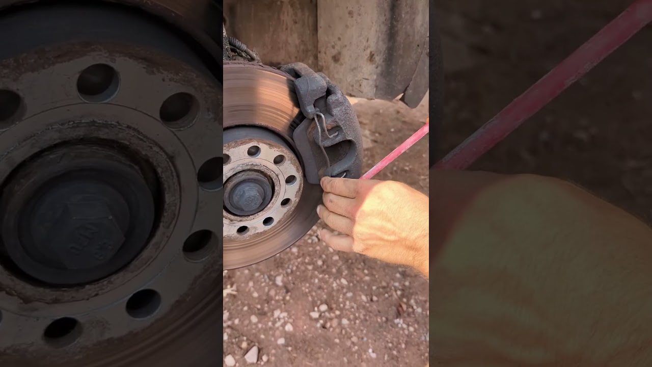 Balkan VW brake repair 🧑‍🔧 #mechanic #repair #vw #passat #brakes #car #diy #forklift #tdi