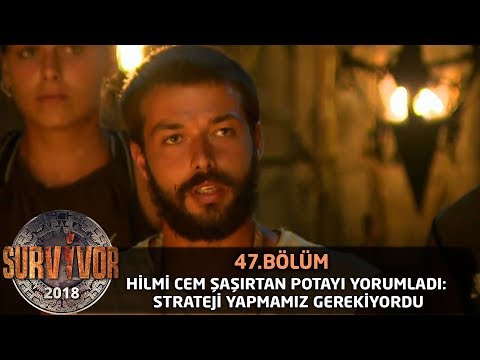 Hilmi Cem şaşırtan potayı yorumladı: Strateji yapmamız gerekiyordu | 47. Bölüm | Survivor 2018