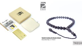 Tasbih Kokka Bulat 33 Hitam Kaukah Koka Kaoka