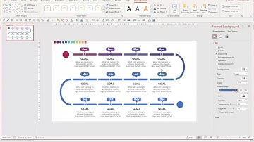 12 month timeline PowerPoint Infographic