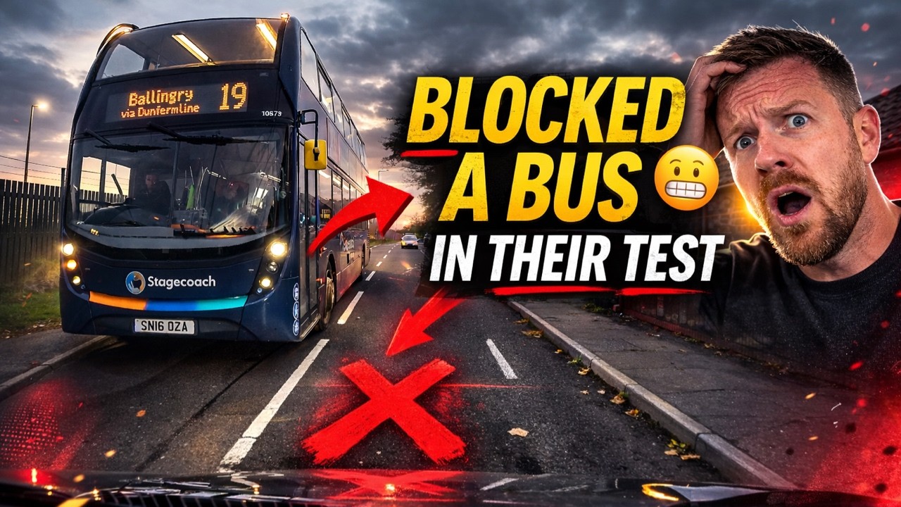 Failed Driving Test in Dunfermline – Watch What Went Wrong