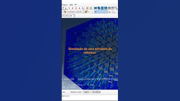 simulação de uma estrutura da natureza #abaqustutorial #elementosfinitos #fea #abaqus