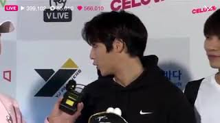 170920 Soribada Awards - Minhyuk talked of Red Velvet who beside them