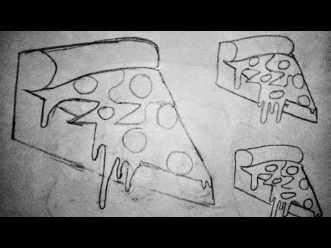 How to turn words into pictures | როგორ დავხატოთ პიცა