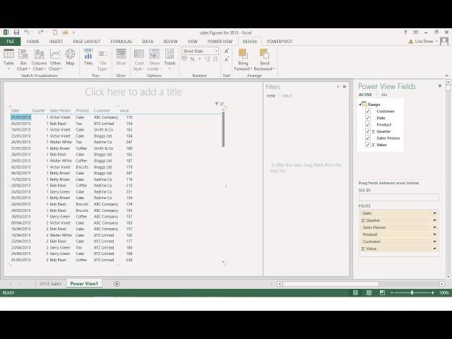 Excel Power View new