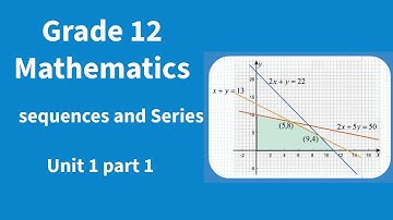 Grade 12 Mathematics Unit 1 |Sequence and Series| part 1 by Afan Oromo