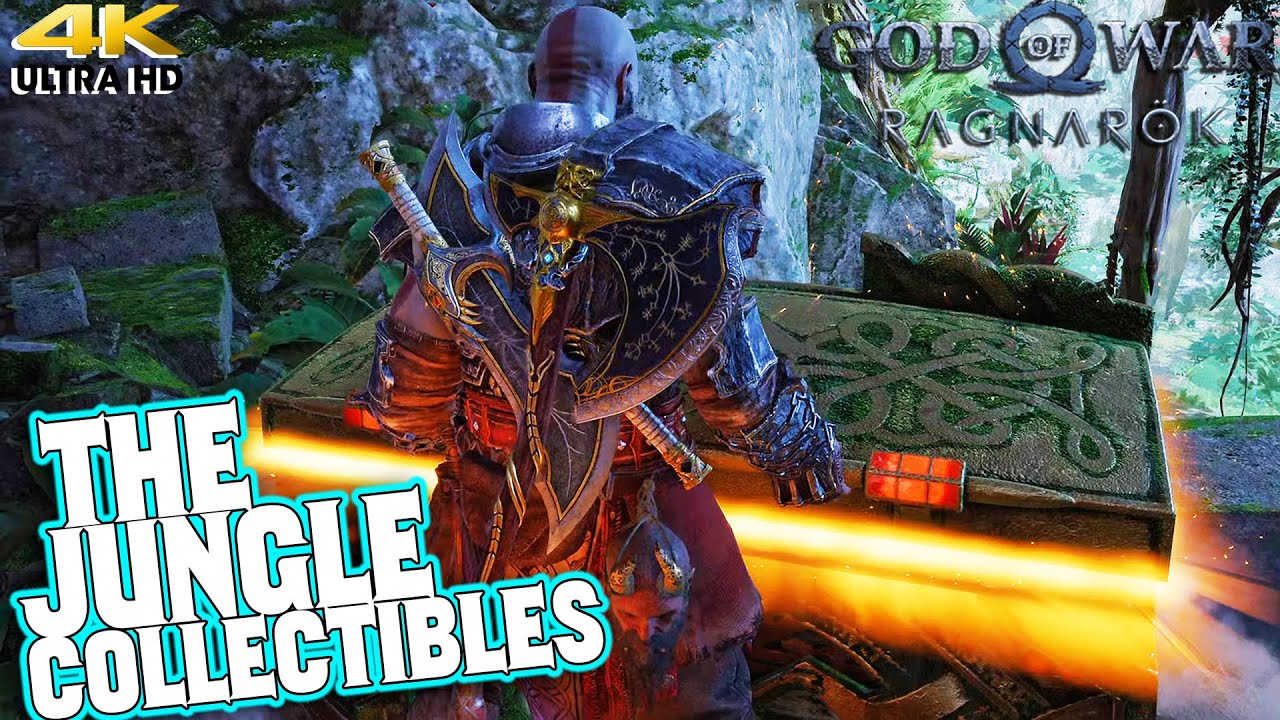 God of War Ragnarok - The Jungle All Collectibles (VANAHEIM) - YouTube