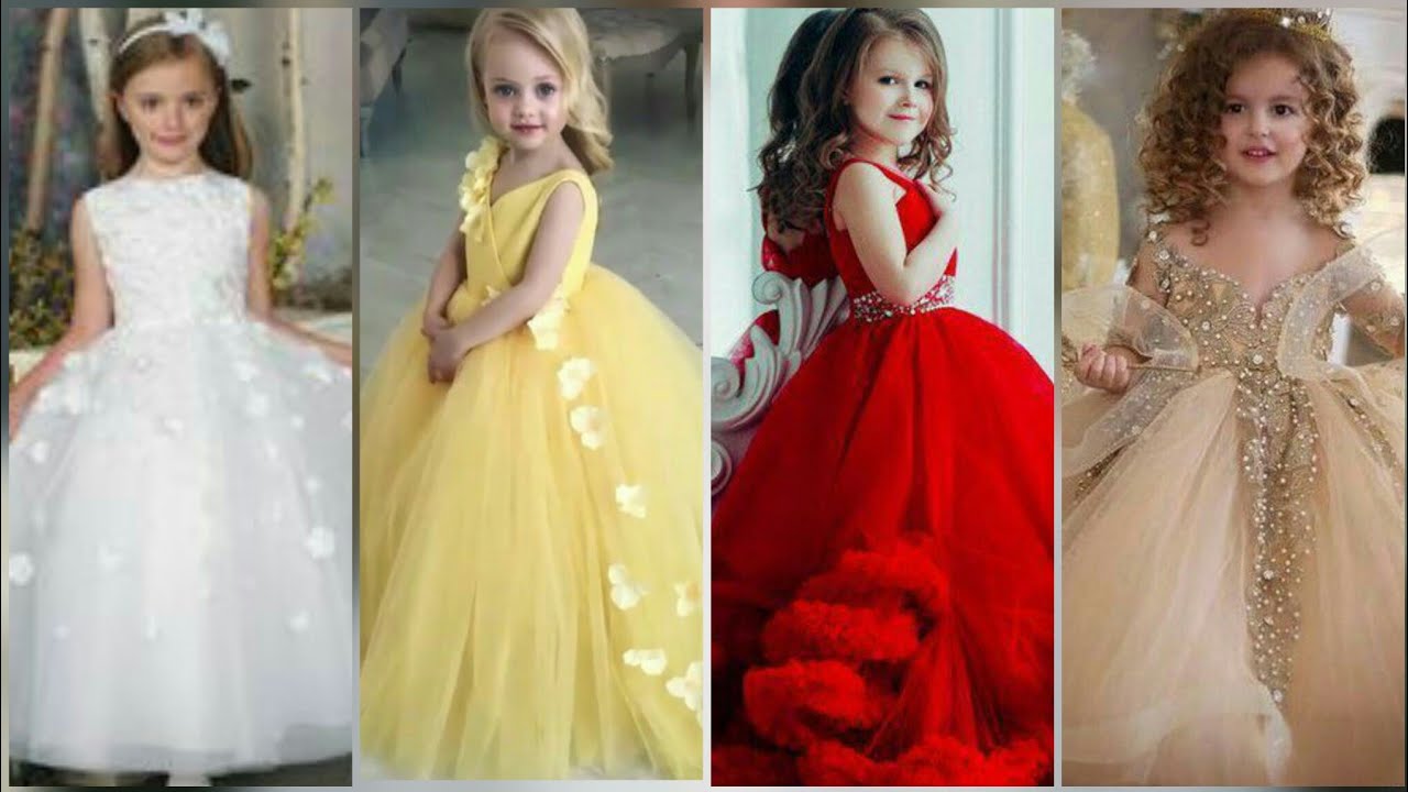 Beautiful stylish baby girls frok collection of eid - YouTube