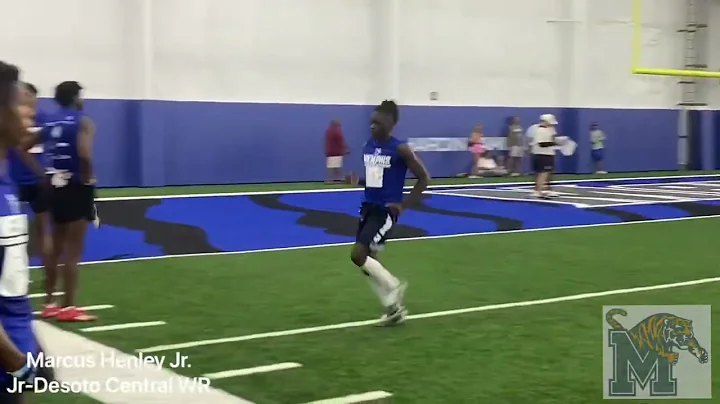 Marcus Henley Jr football camp highlights