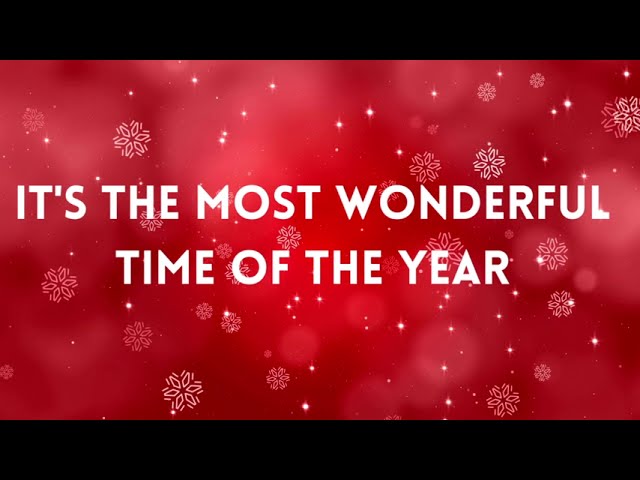 A holiday classic #MusicMonday: It's the Most Wonderful Time of the Year!