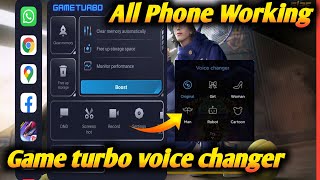 game turbo voice changer | game turbo voice changer not showing