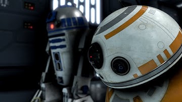 Short Film using Element3D and AfterEffects. Star Wars Model Pack II Test Render BB8&R2D2