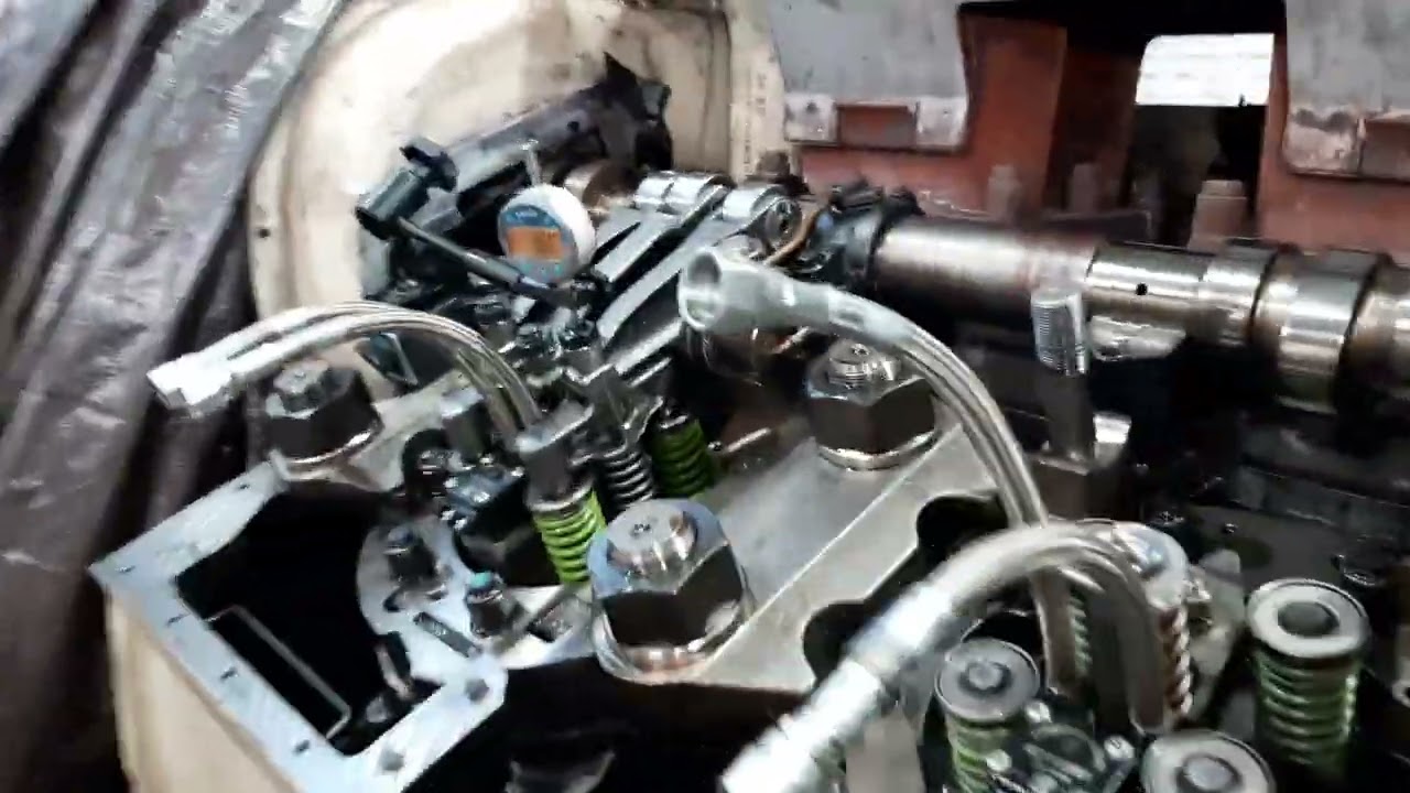 EMD710 kontrola synchronizacji wałków rozrządu.