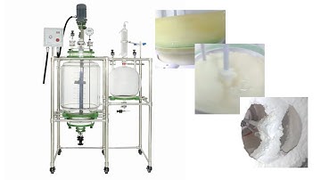 JACKETED GLASS CRYSTALLIZATION FILTER REACTOR