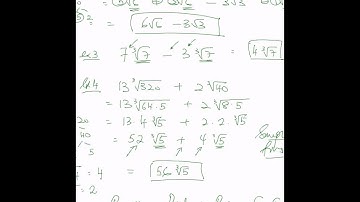 8.3 Addition and Subtraction of Radicals