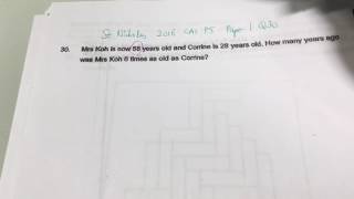 CHIJ St Nicholas 2016 P5 CA1 Paper 1 Q30 Same difference