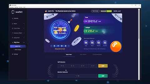 Wanchain Jackspot DApp Guide on Desktop light wallet