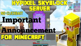😍 Flypixel Network| Hypixel Remake Crack Server| Important Announcement
