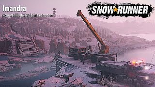Opening the Imandra map in the Russian federation! | Snowrunner! | Part 38