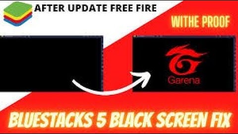 BlueStacks 5 Black Screen Problem Free Fire | fix black screen bluestacks 5 | freefire black screen