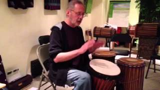 Djembe Technique - All Tones Exercise http://www.drumconnection.com