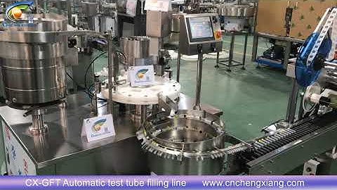 filling machine /2ml test tube filling capping labeling machine/reagent filling line
